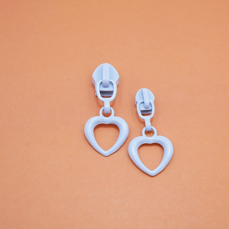 3# Hollow Heart Nylon Zipper Slider