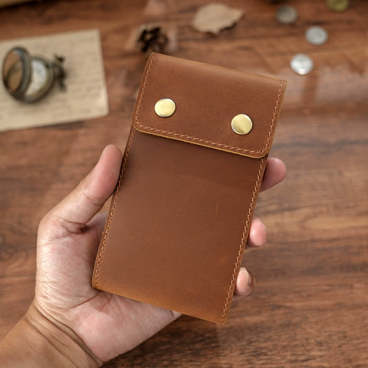Crazy Horse Leather Pocket Address and Memo Notebook