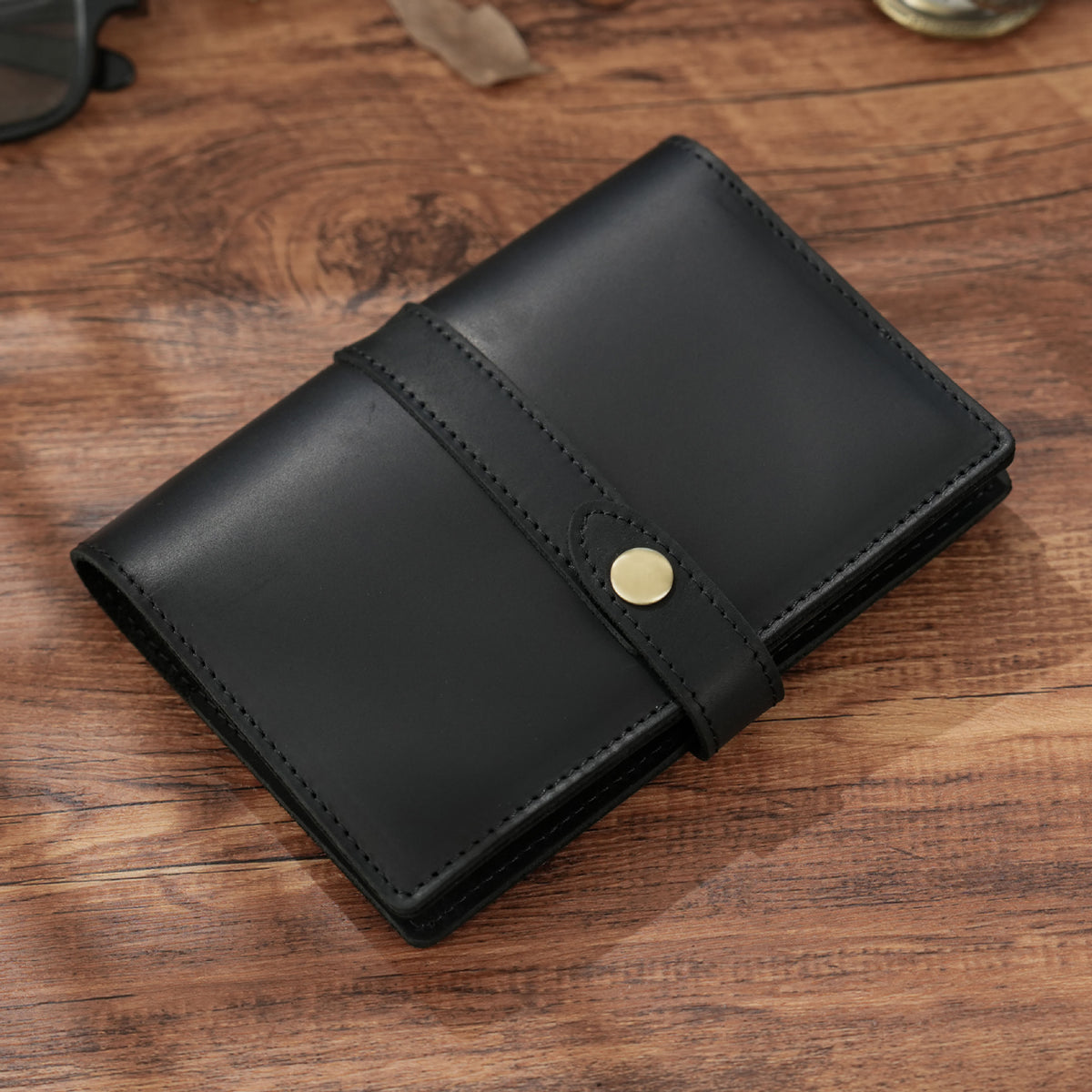 Crazy Horse Leather Magazine-Cover Travel Journal