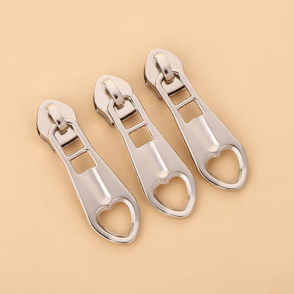 5# Hollow Heart Pull Tab Slider