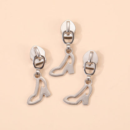 5# High Heel Pull Tab Zipper Slider