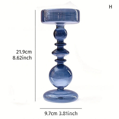 Glass Candlestick Holder For Wedding - Image 14