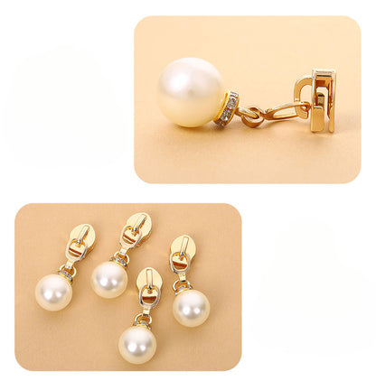 5# Pearl Zipper Pull