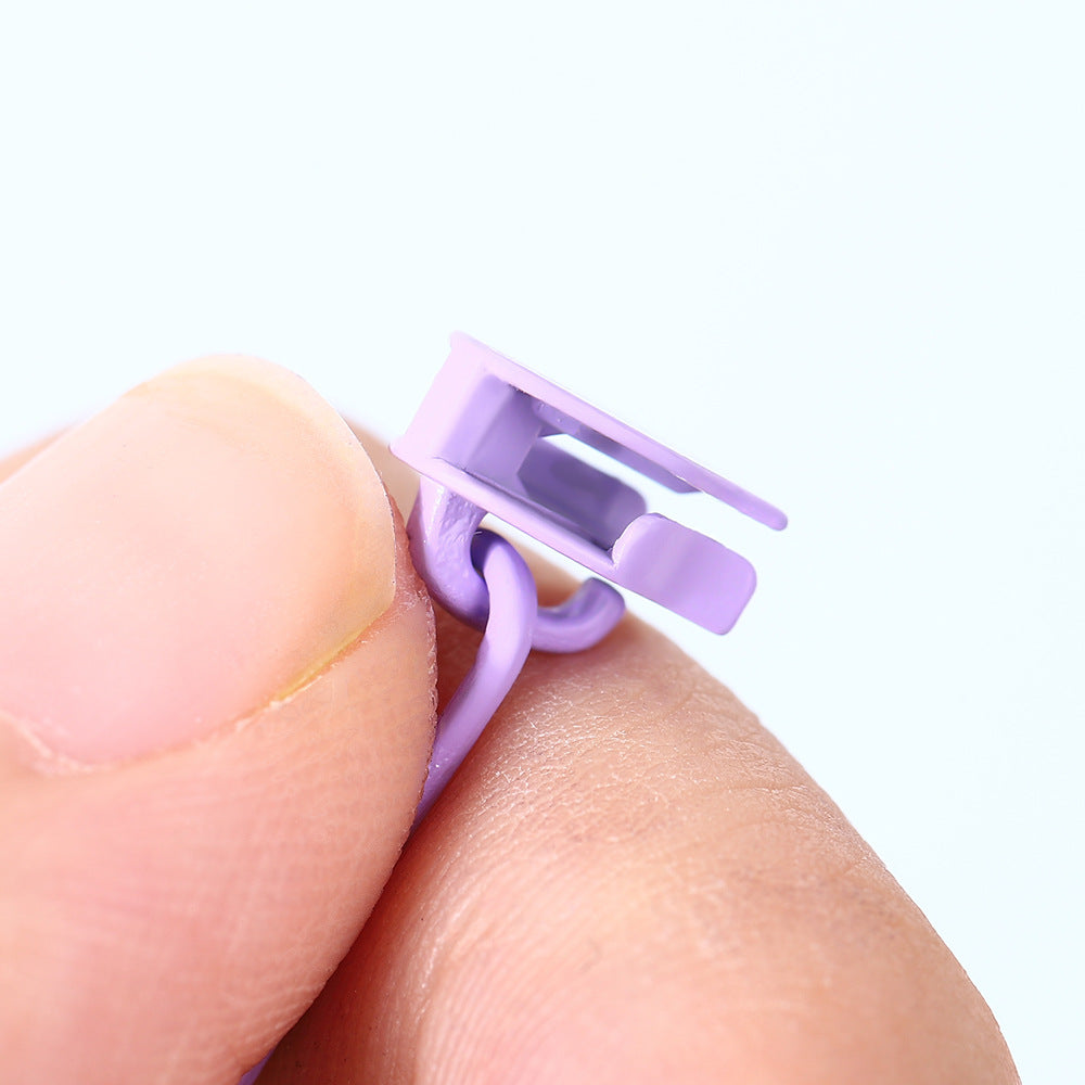 3# Colorful Pull Tab Zipper Slider