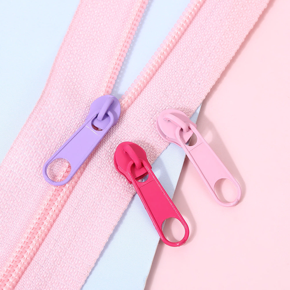 3# Colorful Pull Tab Zipper Slider - 3#
