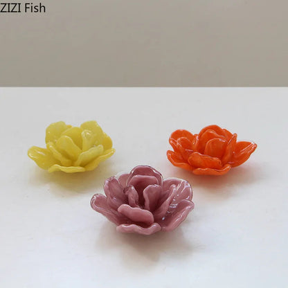 Flower Petal Glass Candle Holder Home Aroma Container - Image 5