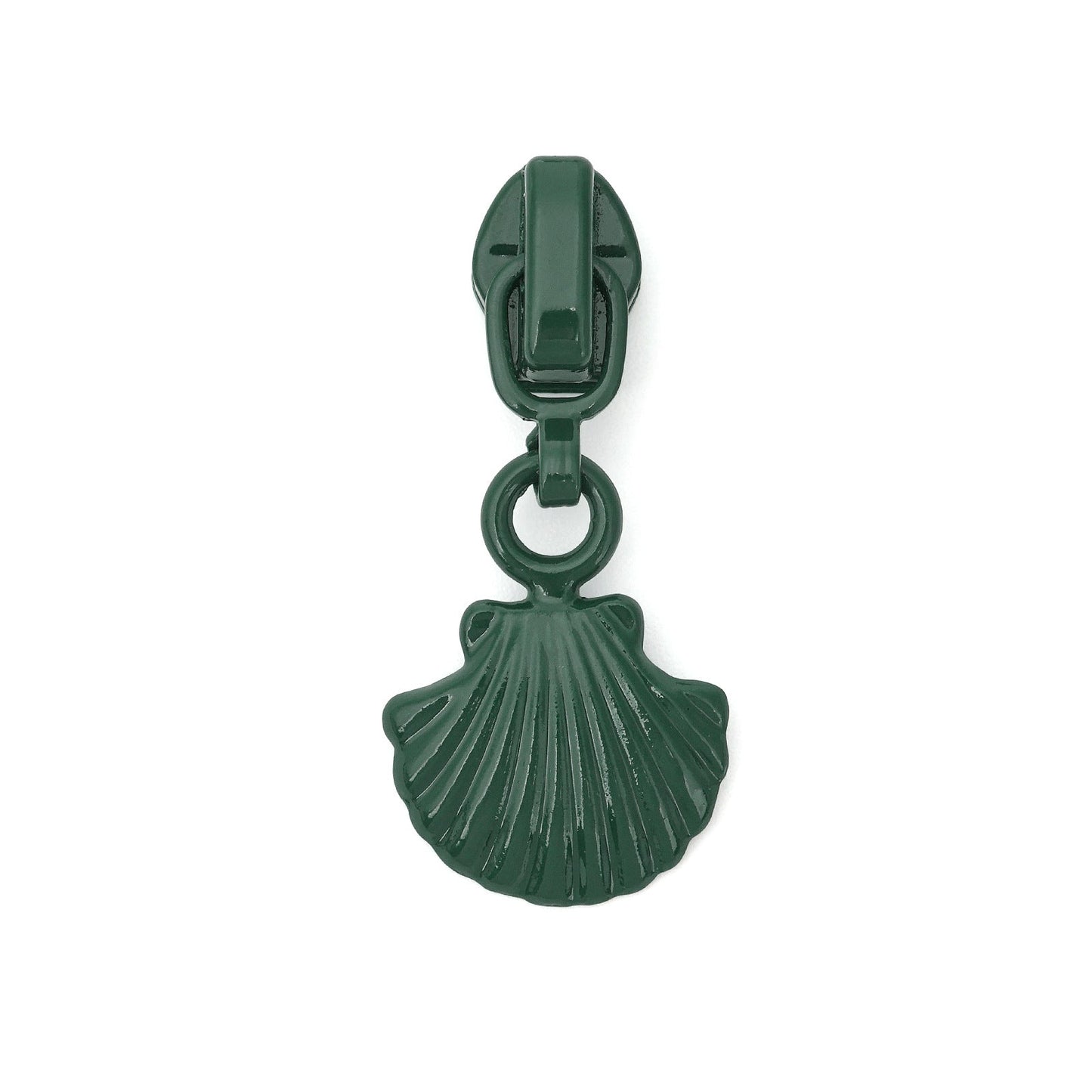 #3 Shell Shape Zipper Pull - Pink