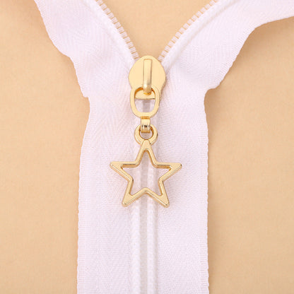 5# Star Zipper Pull