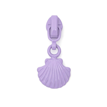 #3 Shell Shape Zipper Pull - Dark Green