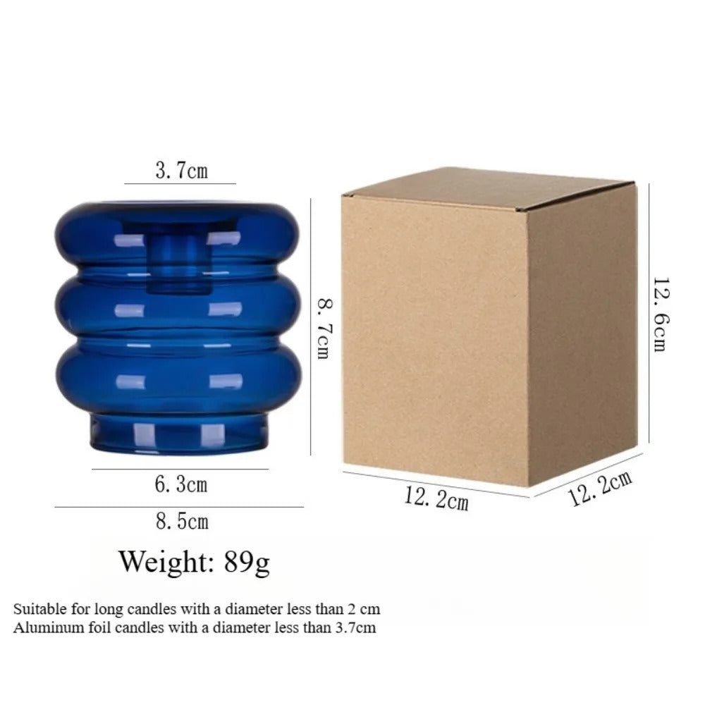 Modern Coloful Glass Candleholder Creative Party Centerpiece - Image 11