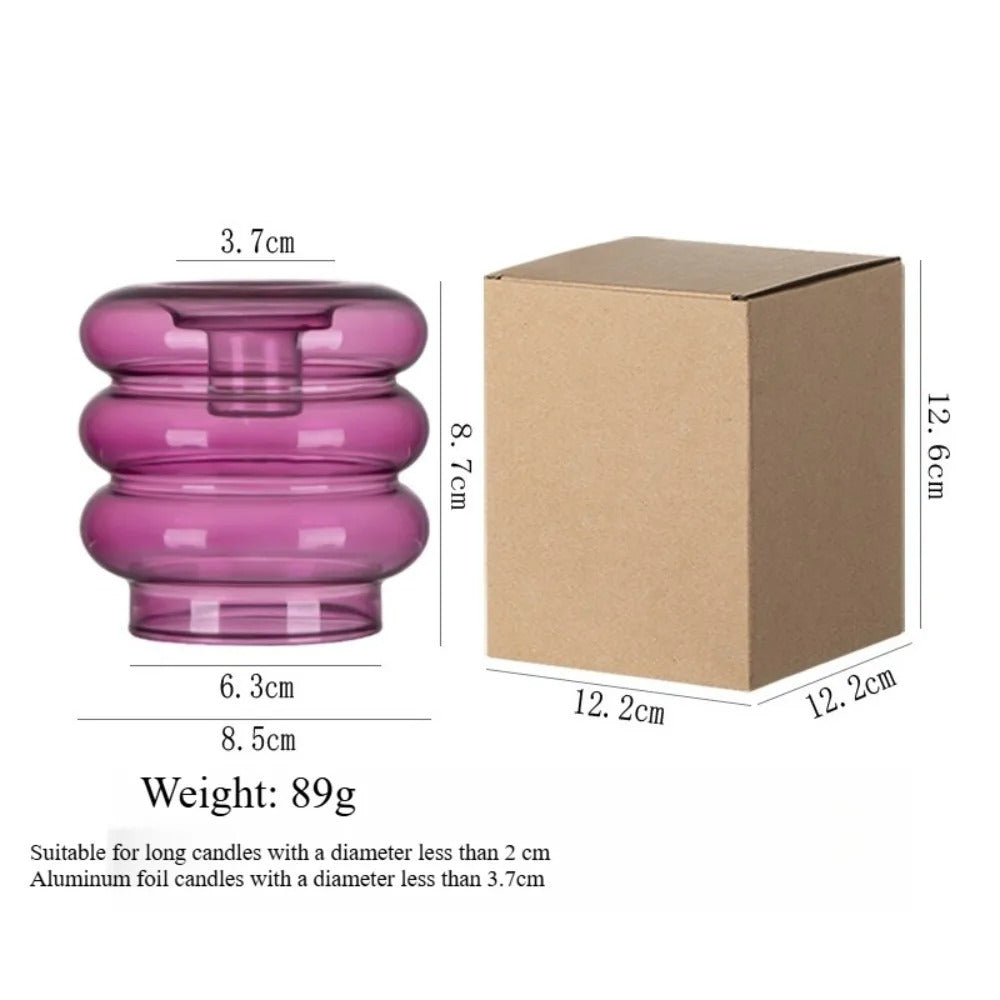 Modern Coloful Glass Candleholder Creative Party Centerpiece - Image 10
