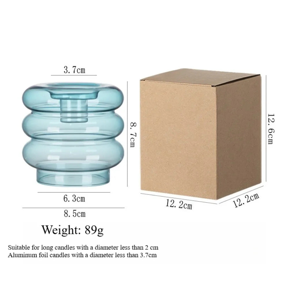 Modern Coloful Glass Candleholder Creative Party Centerpiece - Image 16