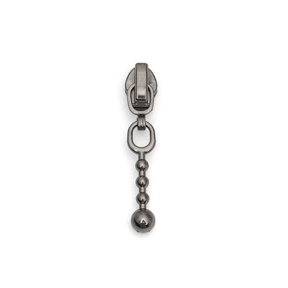 3# Beaded Ball Chain Zipper Pull