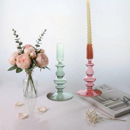 Stained Glass Candlestick for Home - Image 6
