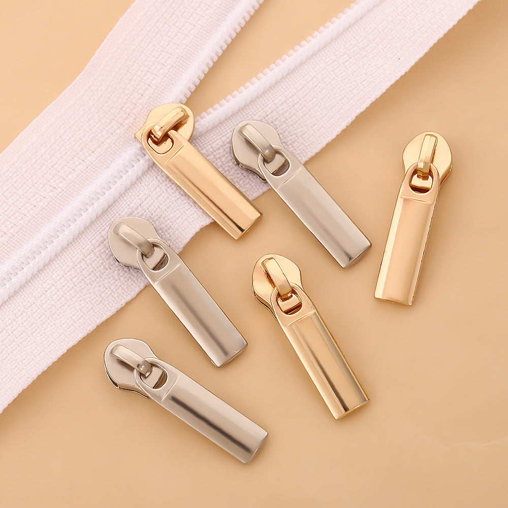 3# Slim Rectangular Zipper Pull - 3#