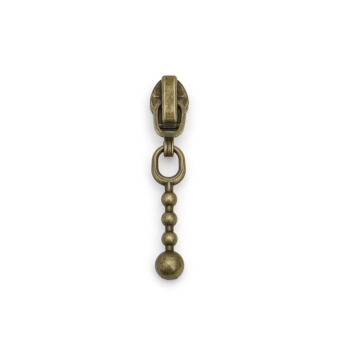 3# Beaded Ball Chain Zipper Pull