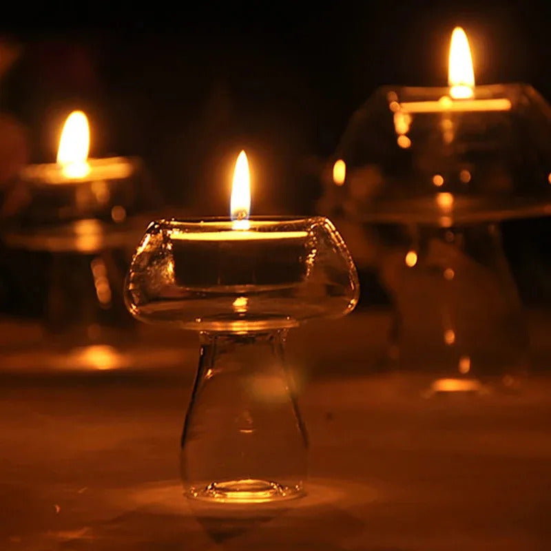 Nordic Handmade Glass Candle Holder Suitable for Wedding - Image 3