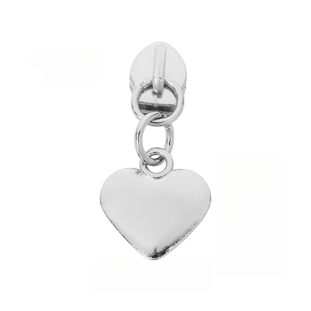 5# Heart Zipper Pull