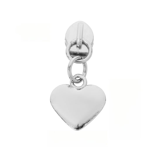 5# Heart Zipper Pull