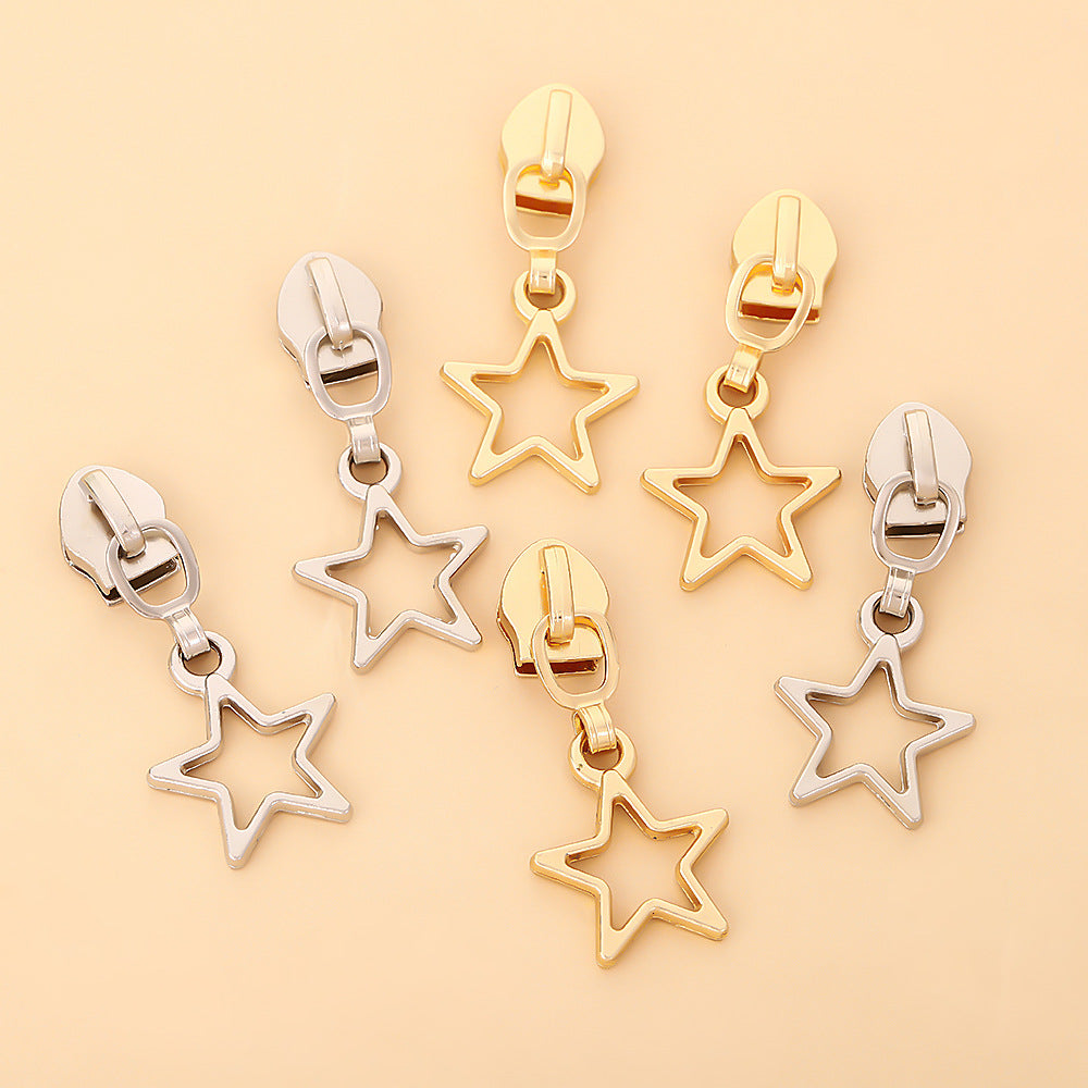 5# Star Zipper Pull - 5#