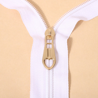 5# Hollow Heart Pull Tab Slider