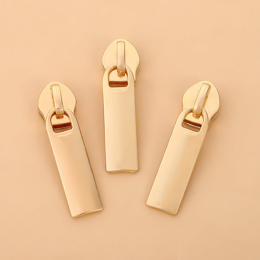 5# Matte Rectangular Zipper Pull