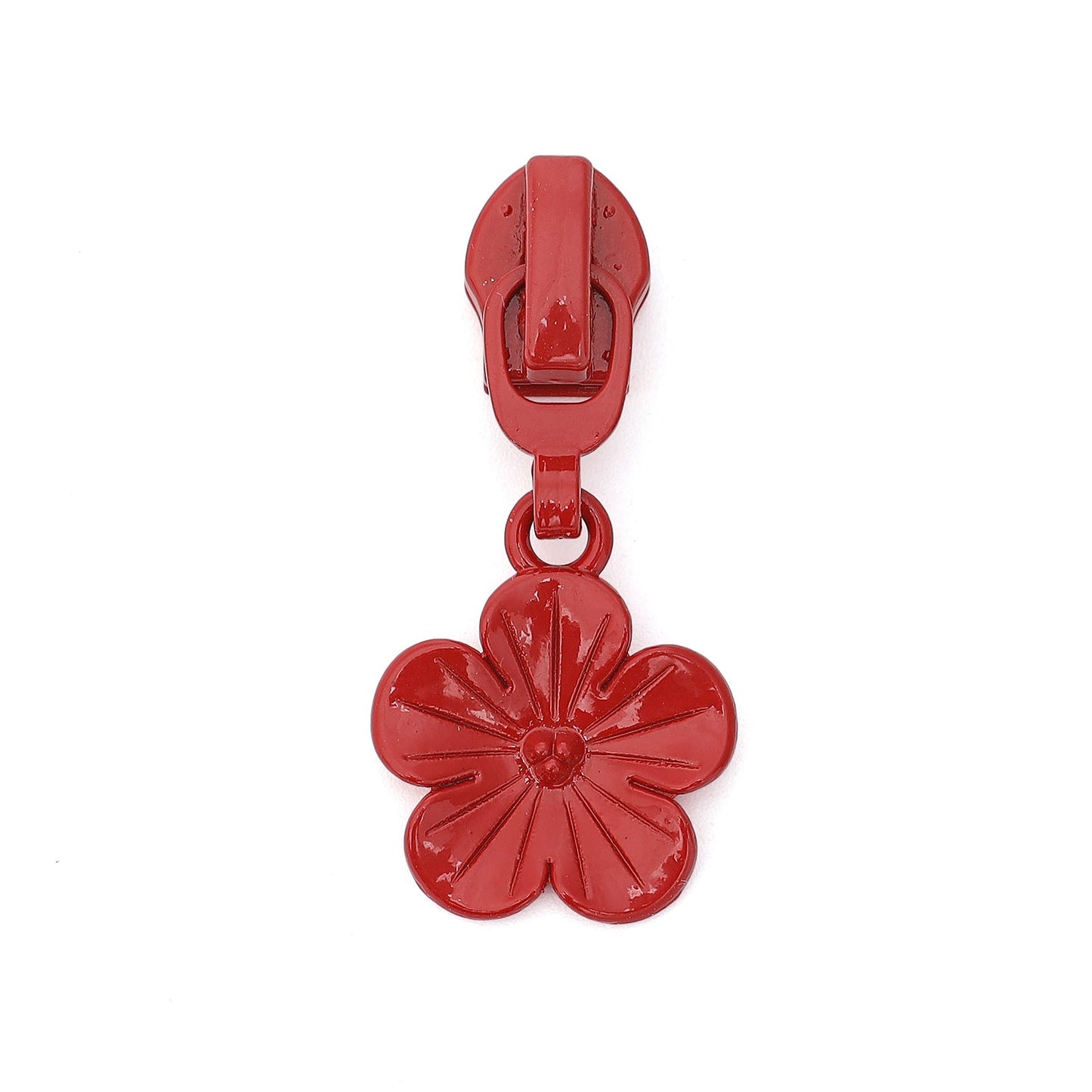 5# Plum Blossom Pull Tab Zipper Slider (Nylon Zipper)