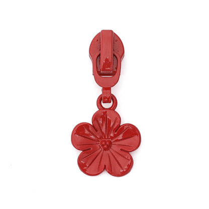 5# Plum Blossom Pull Tab Zipper Slider (Nylon Zipper)