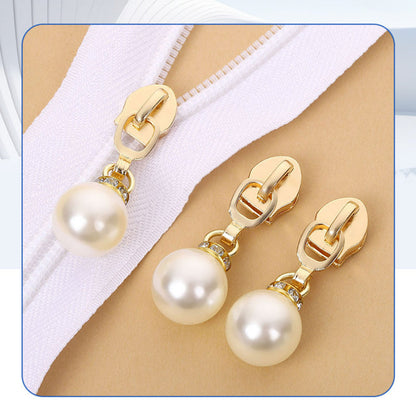 5# Pearl Zipper Pull