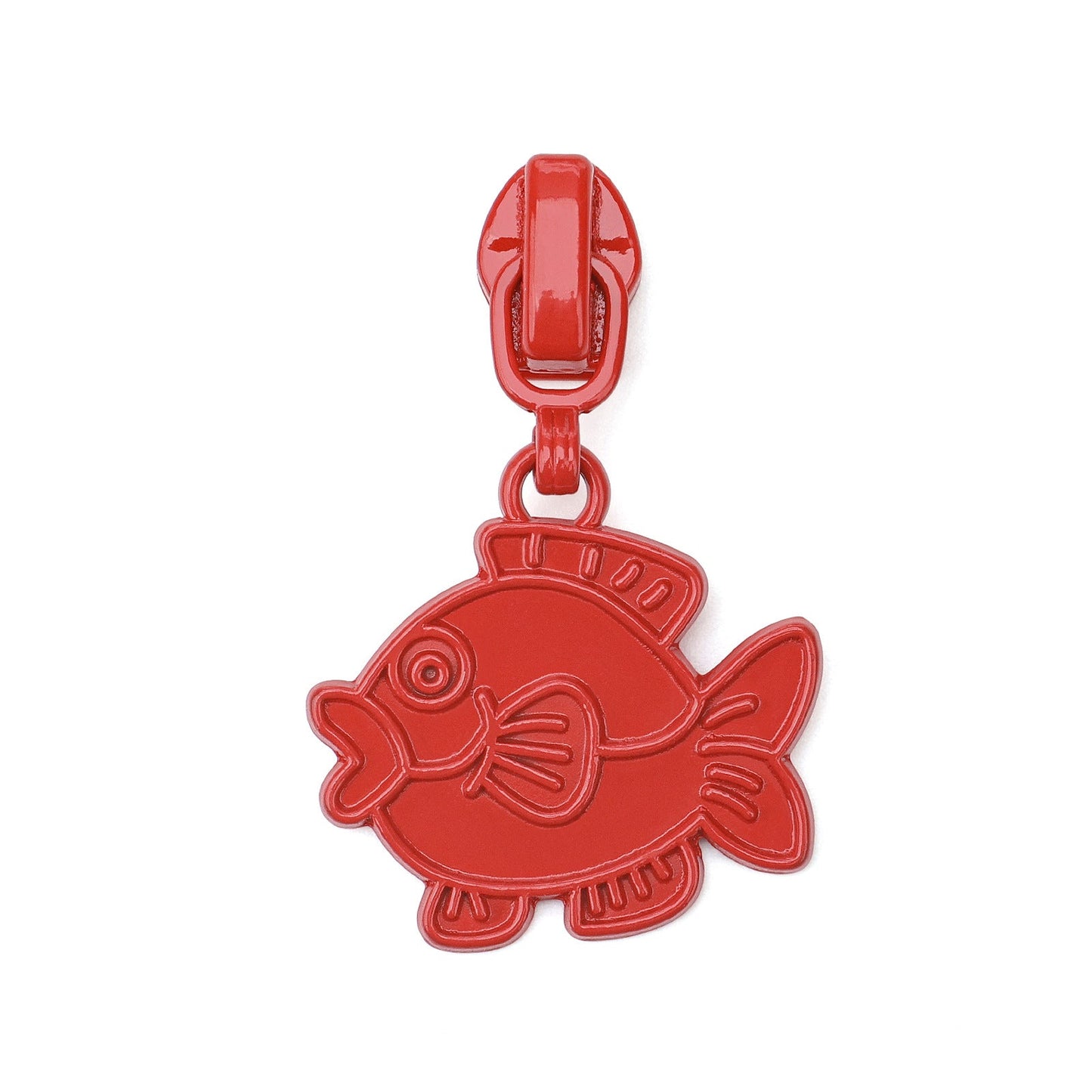 3# Fish Zipper Pull (Nylon Slider)