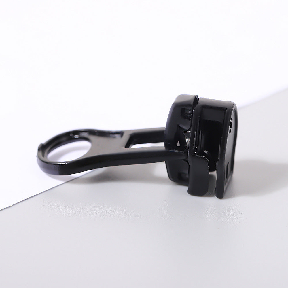 5# Black Pull Tab Zipper Slider