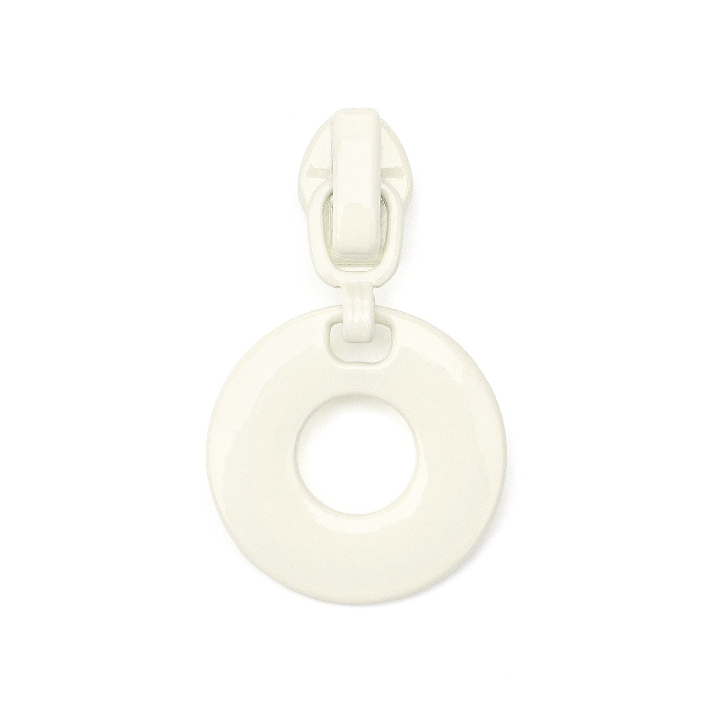 3# Round Ring Pull Zipper (Nylon Slider) - 162#Red