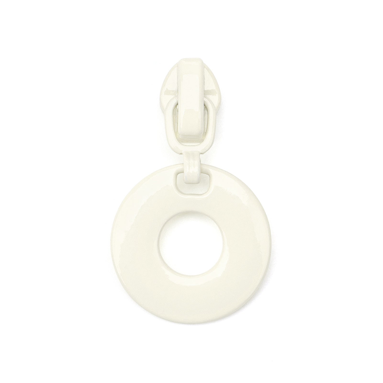 3# Round Ring Pull Zipper (Nylon Slider) - 162#Red