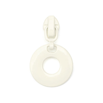 3# Round Ring Pull Zipper (Nylon Slider) - 162#Red
