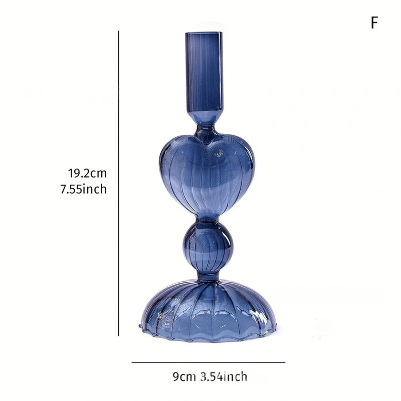 Glass Candlestick Holder For Wedding - Image 12