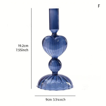 Glass Candlestick Holder For Wedding - Image 12