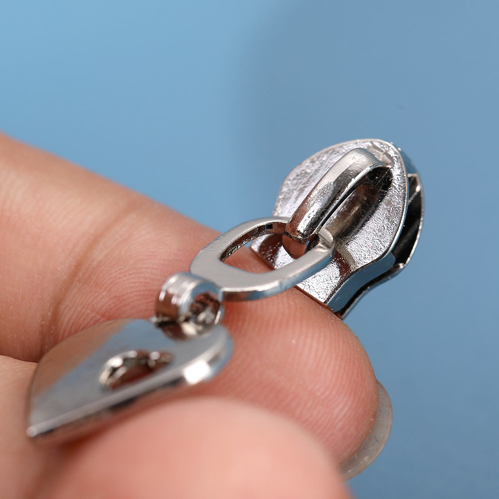 5# Double Heart Zipper Pull