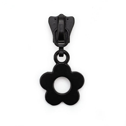 3 # Flower Pull Tab Zipper Slider (Resin Zipper)
