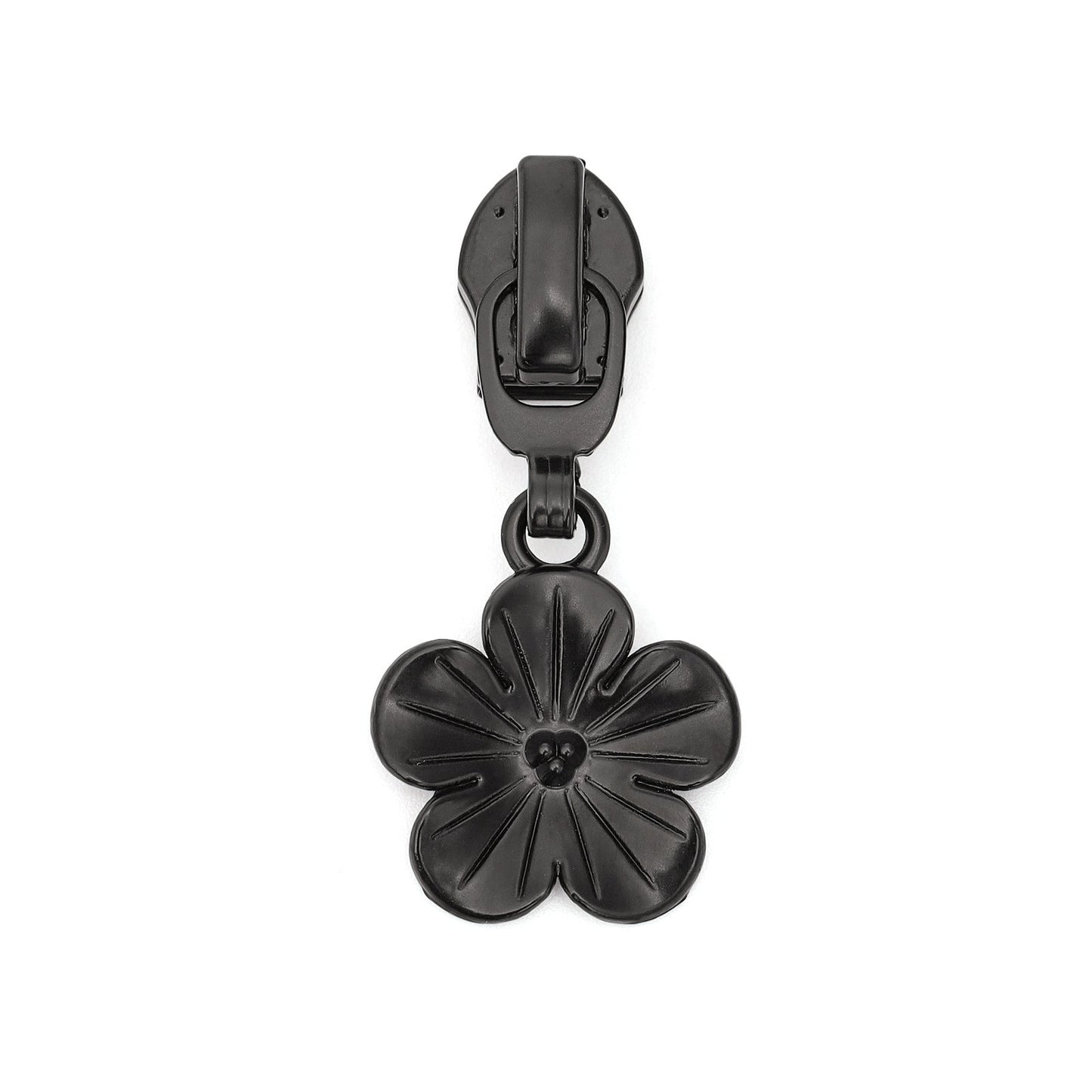 5# Plum Blossom Pull Tab Zipper Slider (Nylon Zipper)