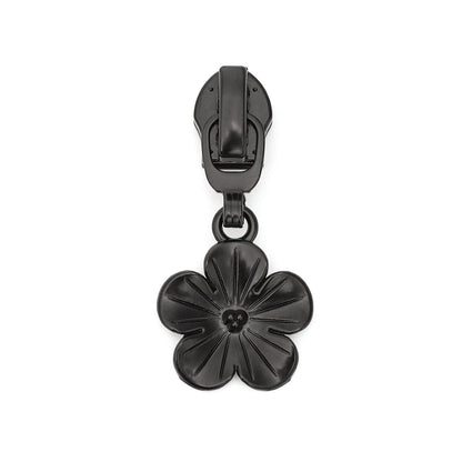 5# Plum Blossom Pull Tab Zipper Slider (Nylon Zipper)