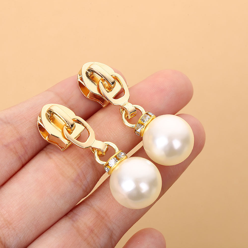 5# Pearl Zipper Pull
