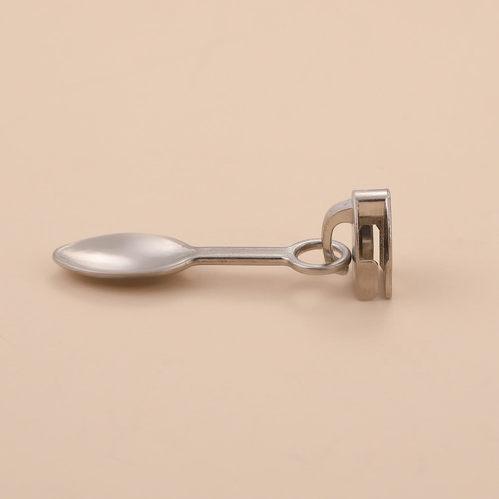 5# Spoon Pull Tab Zipper Slider