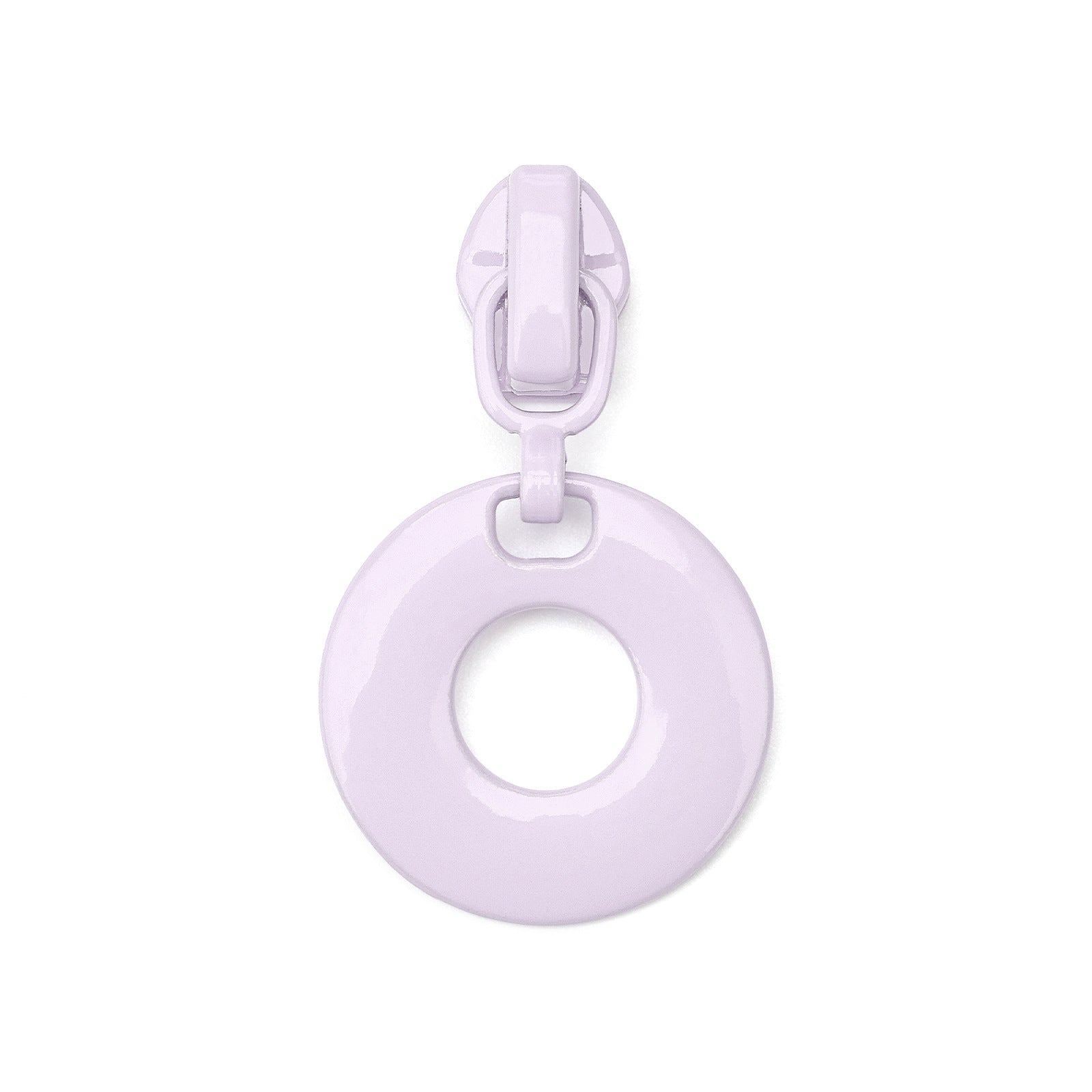 3# Round Ring Pull Zipper (Nylon Slider) - 203#Lake Blue