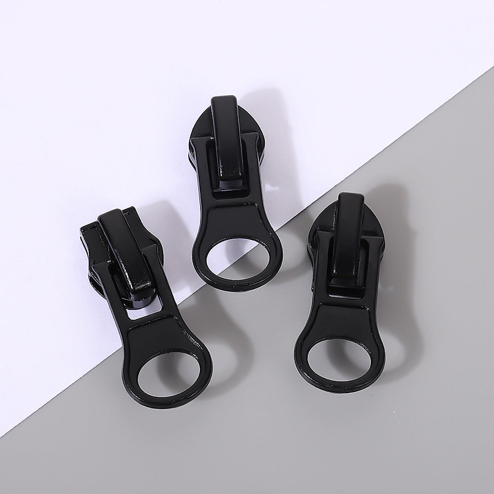 5# Black Pull Tab Zipper Slider