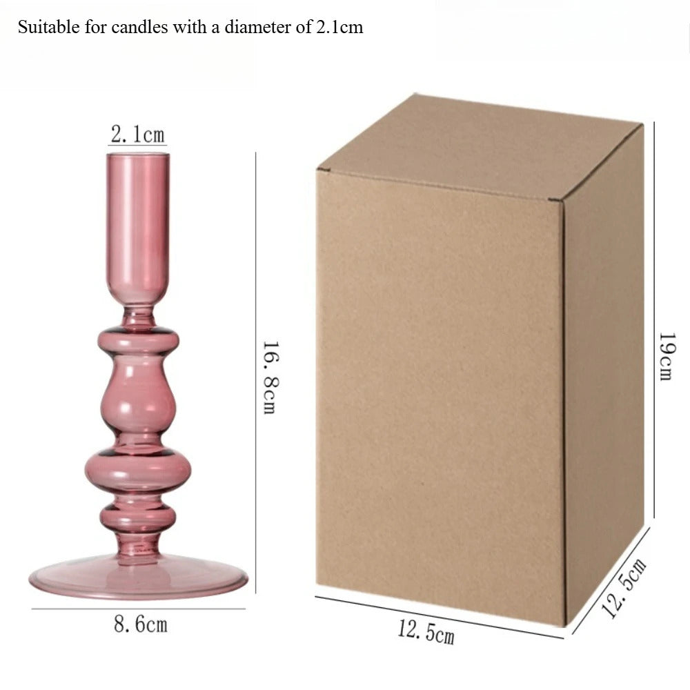 Stained Glass Candlestick for Home - Image 8