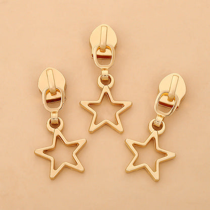 5# Star Zipper Pull