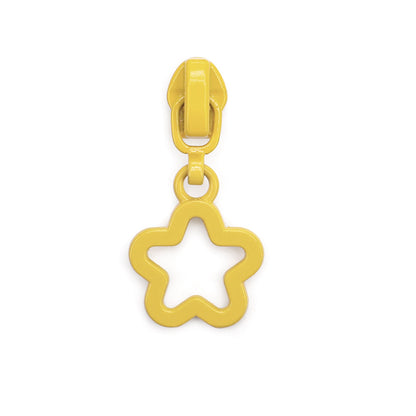 3# Hollow Star Zipper Pull (Nylon Slider) - Purple