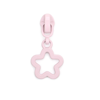 3# Hollow Star Zipper Pull (Nylon Slider) - Green