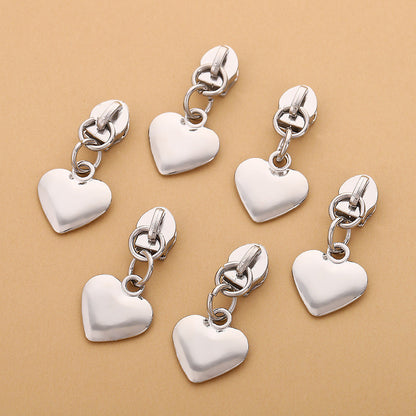 5# Heart Zipper Pull - 5#
