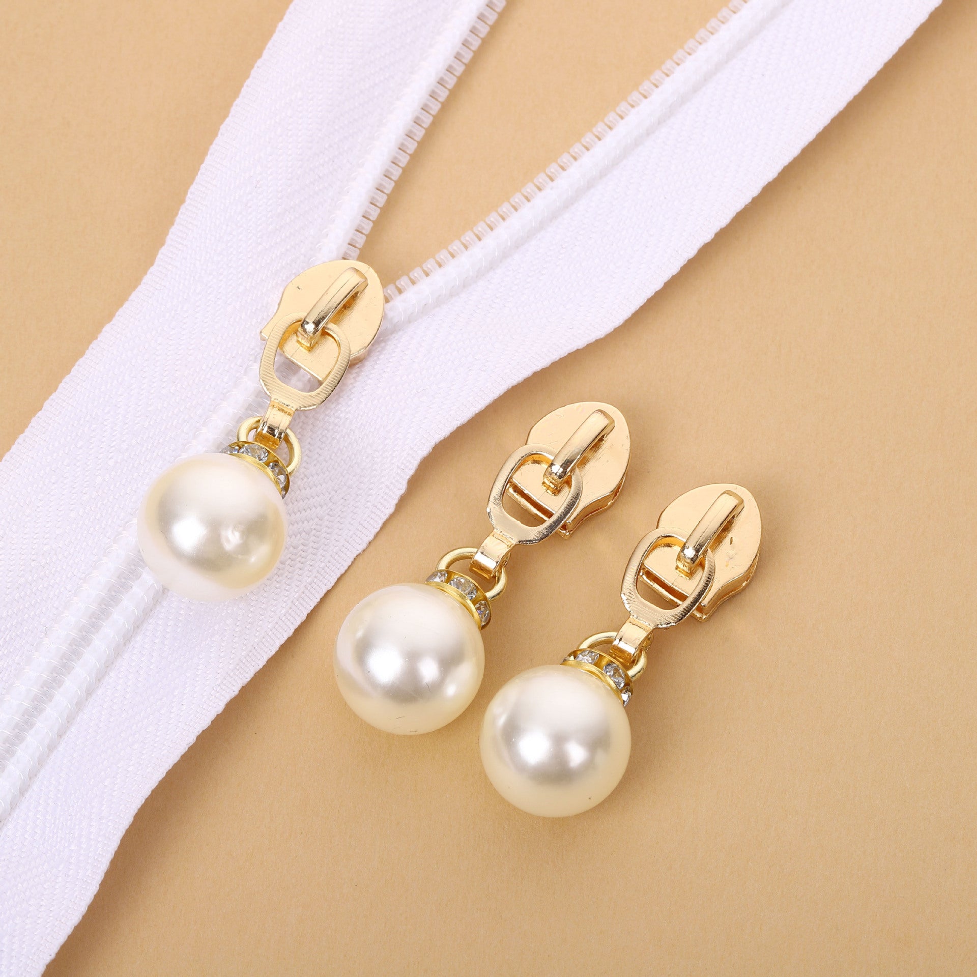 5# Pearl Zipper Pull